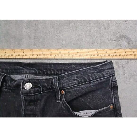 Levi's 501 S xx Mens Black Broken In Denim Jeans 34 X 28, See Photos, Read - Picture 5 of 11